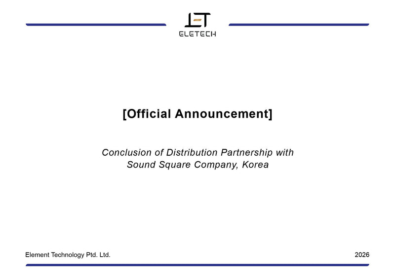 Official Announcement - Regarding SoundSquare Company Partnership